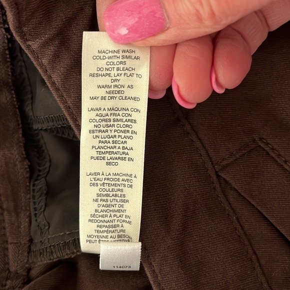 Chico’s NWOT Women’s Brown So Slimming Pants, Size 0 Short Chico’s. - Picture 6 of 8